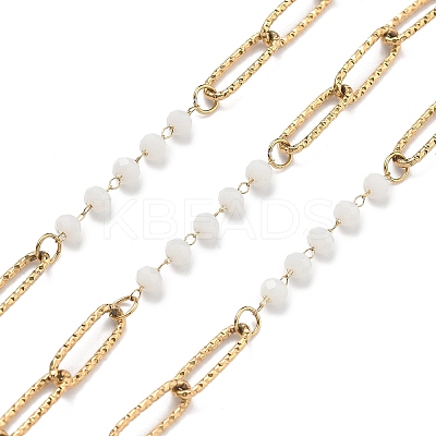 304 Stainless Steel Paperclip Chains CHS-P021-03G-01-1