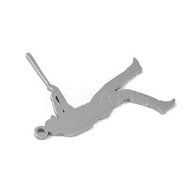 Non-Tarnish 304 Stainless Steel Pendants STAS-B062-01A-P-1