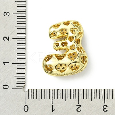 Rack Plating Brass Cubic Zirconia Pendants KK-S378-02G-E-1