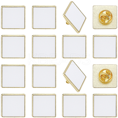 20 Boxs Sublimation Blank Brooch Pins FIND-SP0004-09B-1