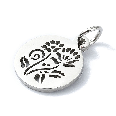Non-Tarnish 304 Stainless Steel Charms STAS-C097-46P-06-1