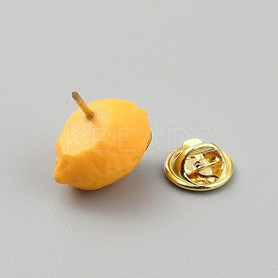 Resin Alloy Lapel Pin Backs for Backpack Clothes JEWB-CJC0008-01B-1