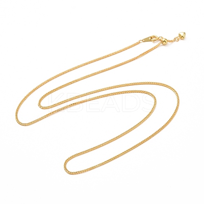 925 Sterling Silver Wheat Chains Necklace for Women STER-I021-02B-G-1