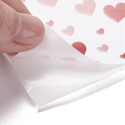 Heart Bulletin Board Border Stickers Roll LS-DIY-K038-04-1