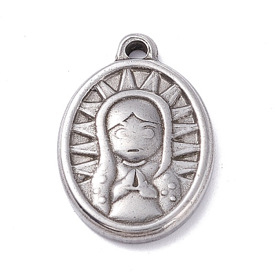 Non-Tarnish 304 Stainless Steel Pendants STAS-P288-11P-1