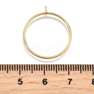 1/20 Yellow Gold Filled Stackable Rings Settings with Peg KK-Z116-01G-01-1