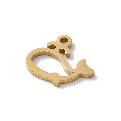 304 Stainless Steel Pendants STAS-L292-01G-1