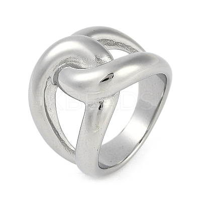 304 Stainless Steel Finger Rings RJEW-D083-15P-01-1