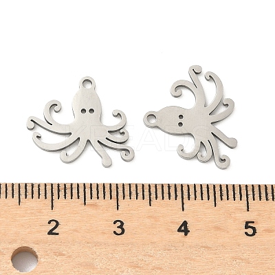 201 Stainless Steel Pendants STAS-P428-04C-P-1