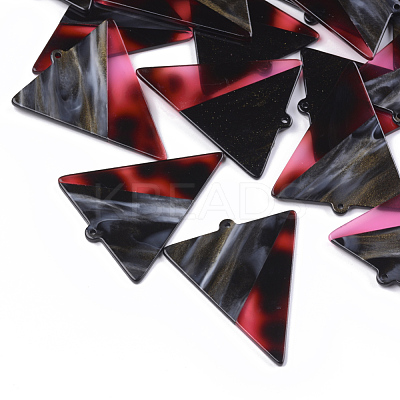 Cellulose Acetate(Resin) Big Pendants KY-S157-20C-1