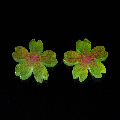 Luminous Resin Cabochons X-RESI-G030-01C-1