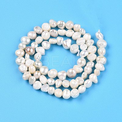 Natural Cultured Freshwater Pearl Beads Strands PEAR-N014-03C-1