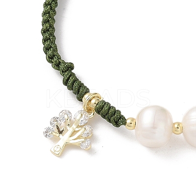 Natural Pearl Bead Bracelets BJEW-C068-04G-1