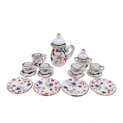 Mini Ceramic Tea Sets BOTT-PW0002-122B-1