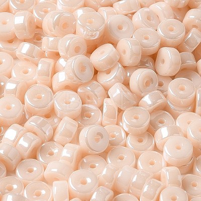 Opaque Colours Luster Glass Seed Beads SEED-E001-P3x6mm-A07-1