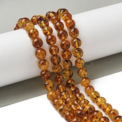 Natural Amber Beads Strands G-K387-D02-02-1
