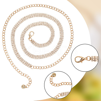 Iron Waist Body Chain AJEW-WH20022-58G-1