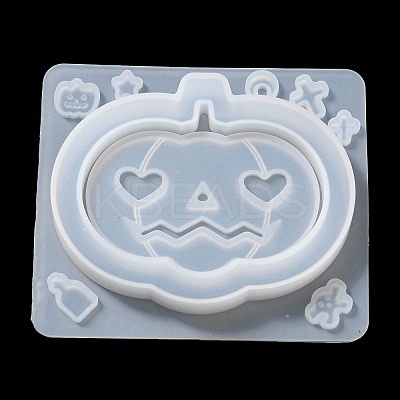 Halloween Theme Pumpkin/Bat/Ghost DIY Silicone Quicksand Molds LS-DIY-Q030-04B-1
