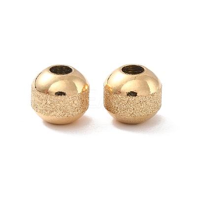 Ion Plating(IP) Textured 304 Stainless Steel Beads STAS-P306-01B-G-1