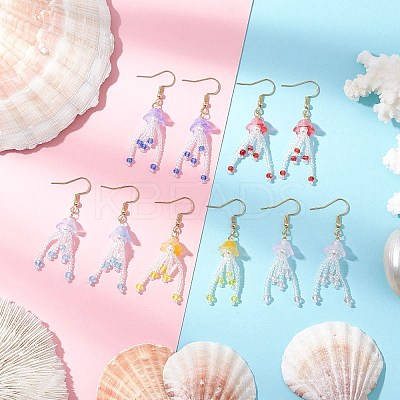 304 Stainless Steel Dangle Earrings EJEW-MZ00454-1