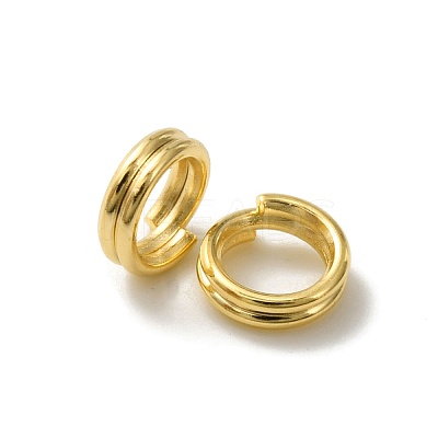 Brass Split Rings KK-O143-25G-1