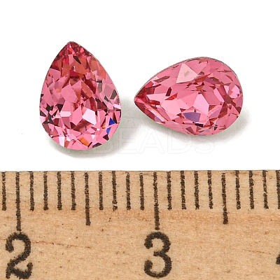 Glass Rhinestone Cabochons X-RGLA-L029-19C-1