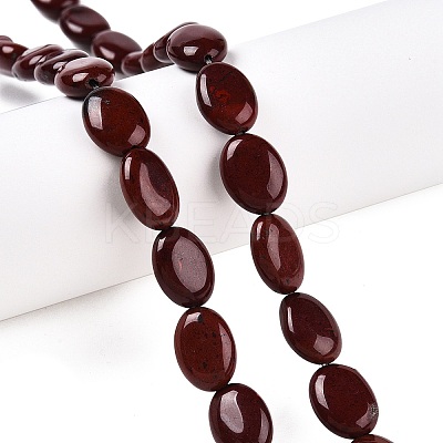 Natural Red Rainbow Jasper Beads Strands G-M206-51-1
