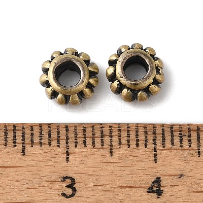Rack Plating Brass Beads KK-P276-14BAB-1