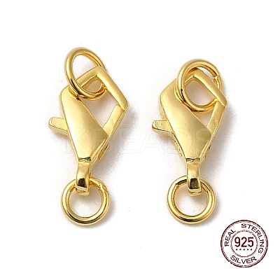 925 Sterling Silver Lobster Claw Clasps STER-D006-21G-1