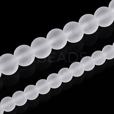 Transparent Glass Beads Strands GLAA-T032-T4mm-MD13-1