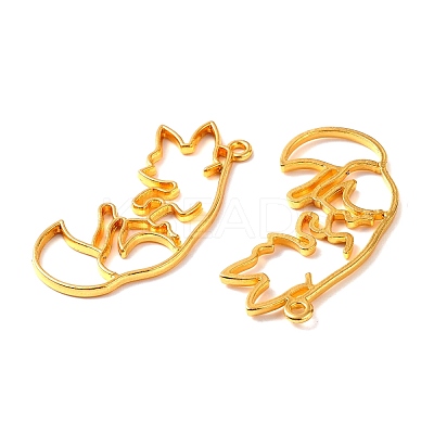 Alloy Open Back Bezel Big Pendants PALLOY-WH0081-06-1