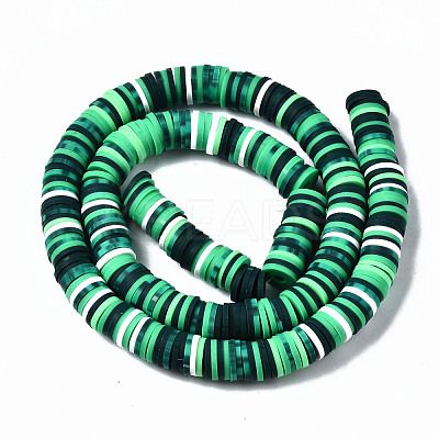 Handmade Polymer Clay Beads Strands CLAY-N008-010-H51-1