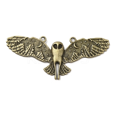 Tibetan Style Alloy Big Pendants PALLOY-M217-37AB-1