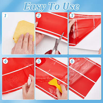 Paper Car Hood Cover Sticker DIY-WH0419-76A-1