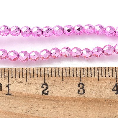 Baking Paint Synthetic Non-Magnetic Hematite Beads Strands G-H020-K01-07-1