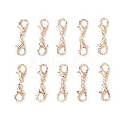 Zinc Alloy Lobster Claw Clasps PALLOY-JF04249-01-1