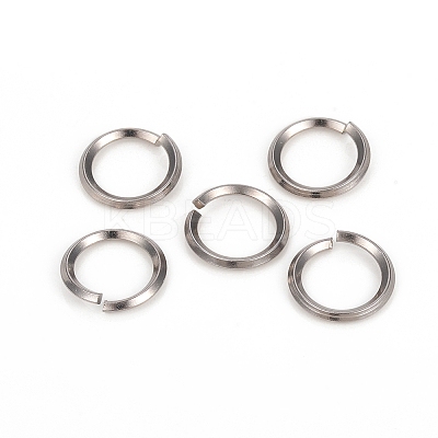 Non-Tarnish 304 Stainless Steel Open Jump Rings STAS-I150-07F-P-1