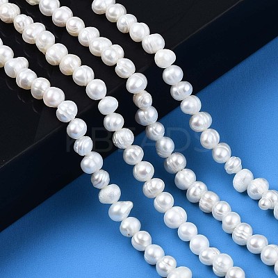 Natural Cultured Freshwater Pearl Beads Strands LS-PEAR-N013-04A-1