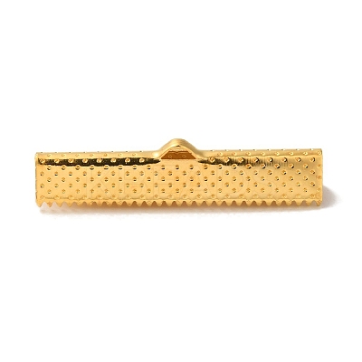 Iron Ribbon Crimp Ends E184Y-G-1
