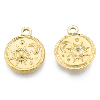Ion Plating(IP) 201 Stainless Steel Pendants X-STAS-N098-182LG-1