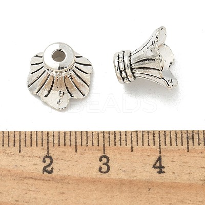 Tibetan Style Alloy Bead Caps TIBE-P003-73AS-1