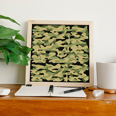1 Set PET Hollow Out Drawing Painting Stencils DIY-MA0005-70E-1