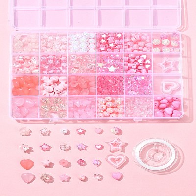 404Pcs Acrylic Beads TACR-FS0001-51-1