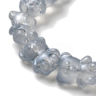 Electroplate Glass Beads Strands EGLA-Q127-A02-01C-1