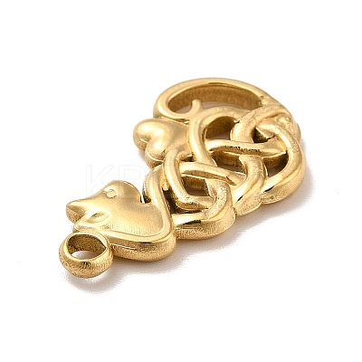 Ion Plating(IP) 201 Stainless Steel Pendants LS-STAS-P312-01G-1