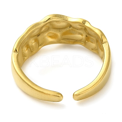 304 Stainless Steel Open Cuff Rings for Women LS-RJEW-Z043-01B-1