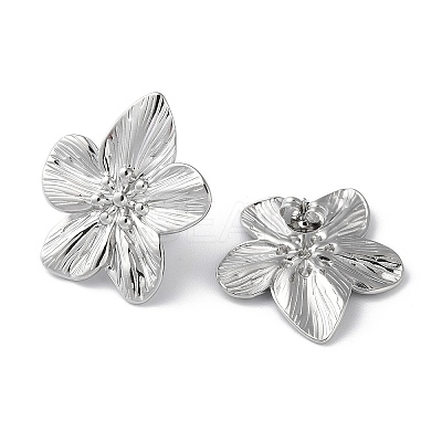 Non-Tarnish 304 Stainless Steel Stud Earrings STAS-Z052-19P-1