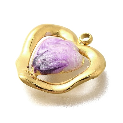 304 Stainless Steel Enamel Pendants LS-STAS-Q347-15G-01-1