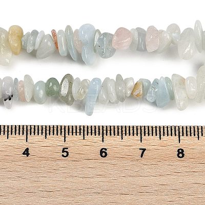 Natural Morganite Beads Strands G-F716-03-A-1