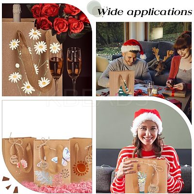 Rectangle Kraft Paper Bags with Handle CARB-NB0001-05-1